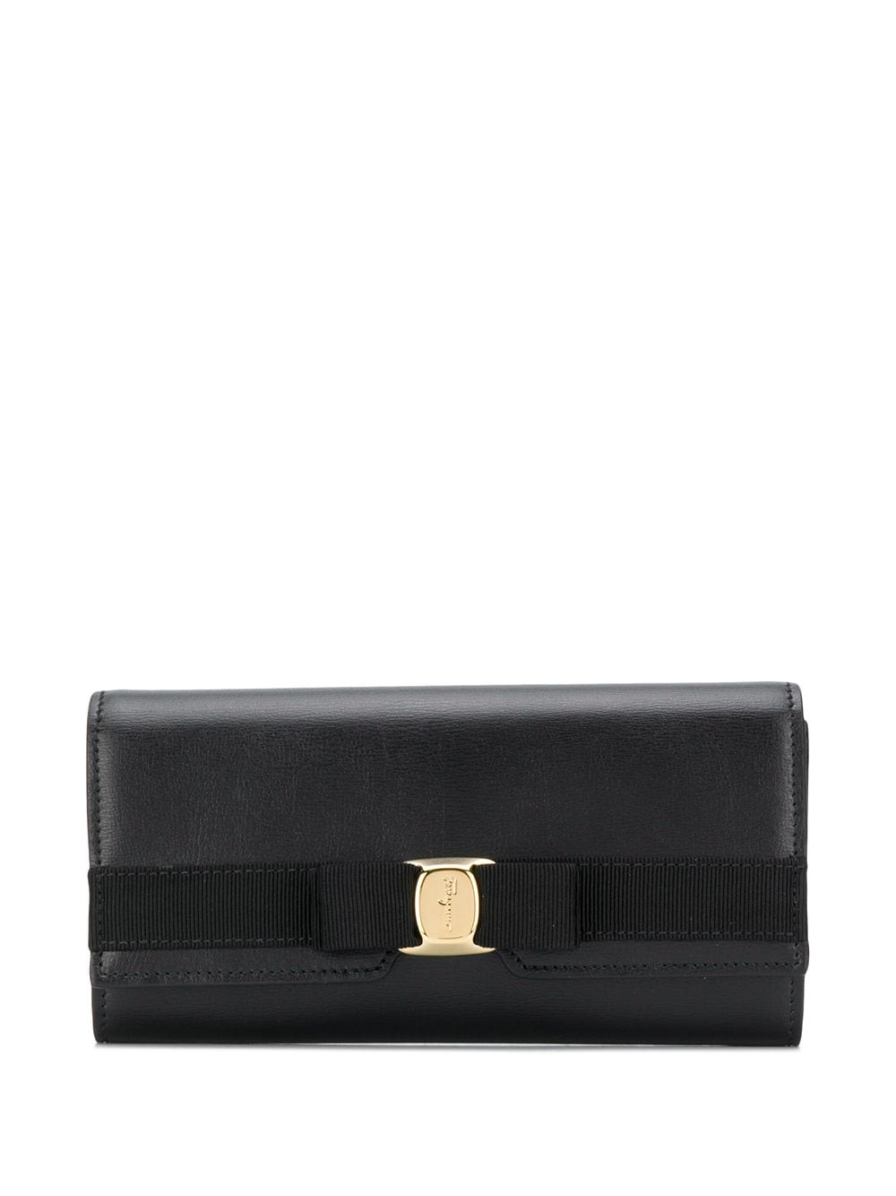 Ferragamo FERRAGAMO- Vara Leather Continental Wallet