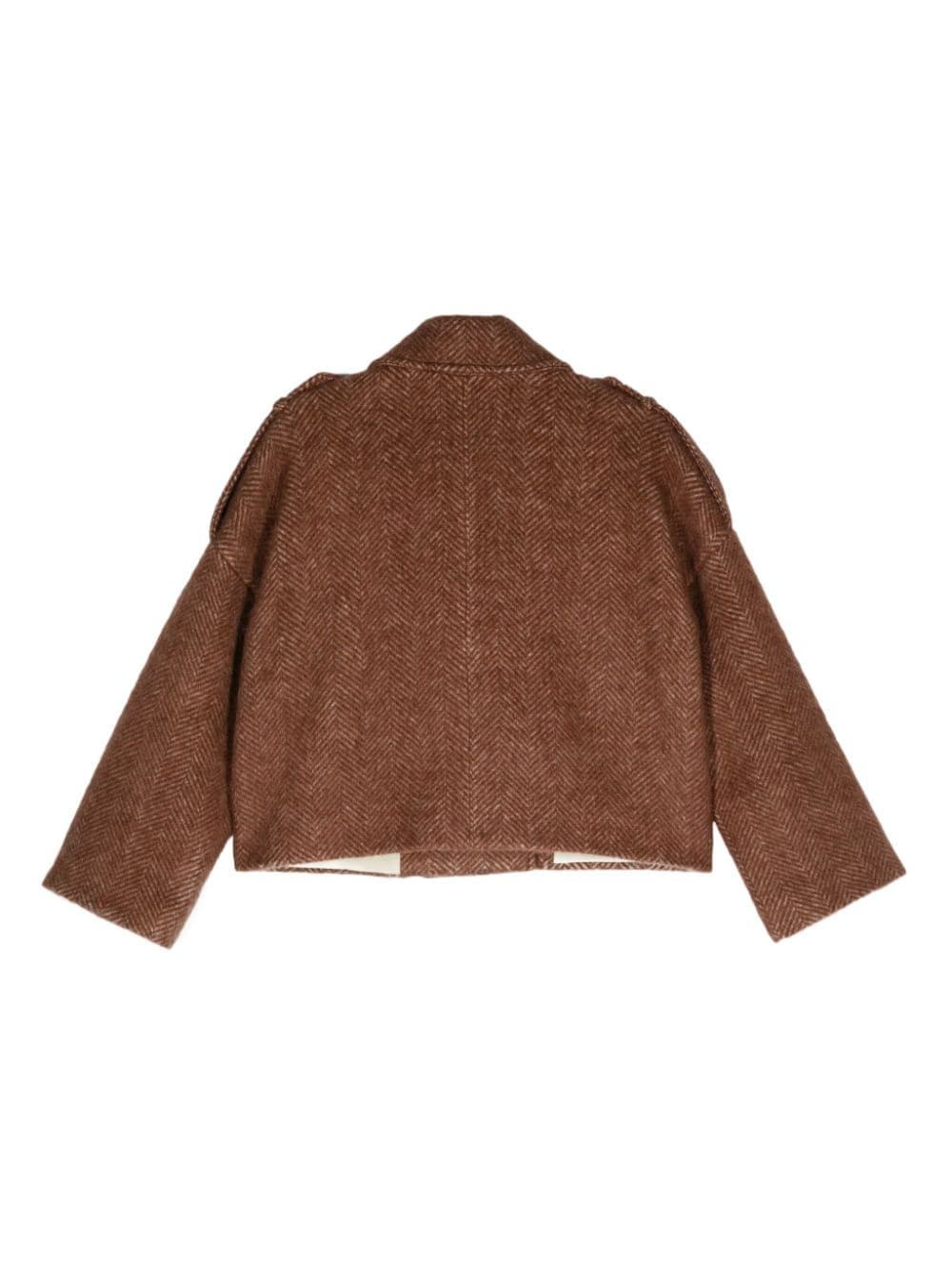 Alysi ALYSI- Wool Cropped Coat