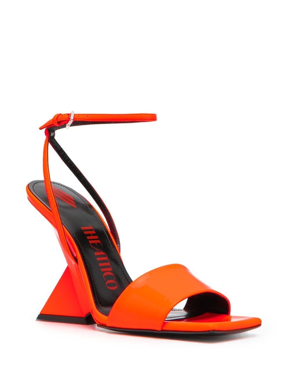 The Attico THE ATTICO- Cheope Synthetic Patent Sandals