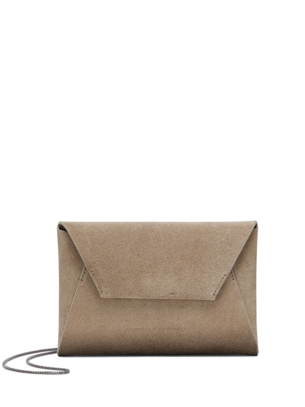 Brunello Cucinelli BRUNELLO CUCINELLI- Envelope Bag With Shiny Shoulder Belt