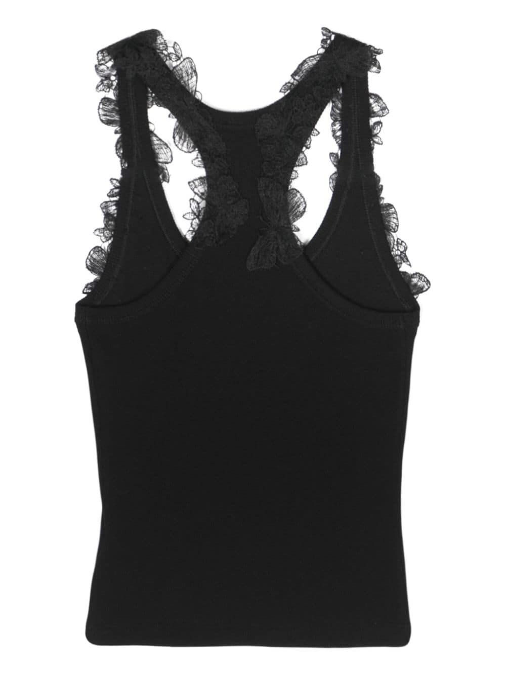 Ermanno Scervino ERMANNO SCERVINO- Lace Detail Cotton Top