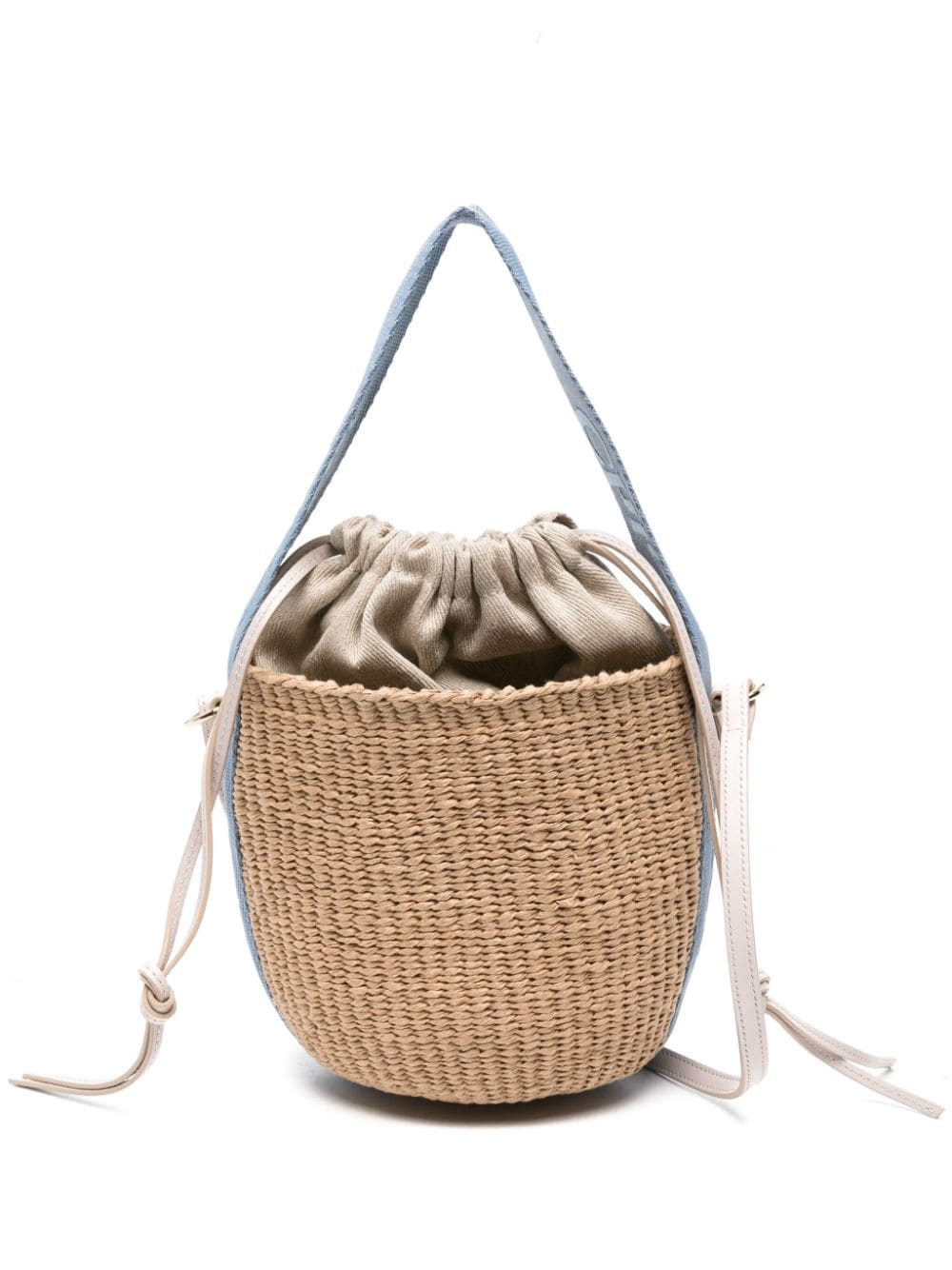 Chloé CHLOÉ- Woody Raffia Bucket Bag