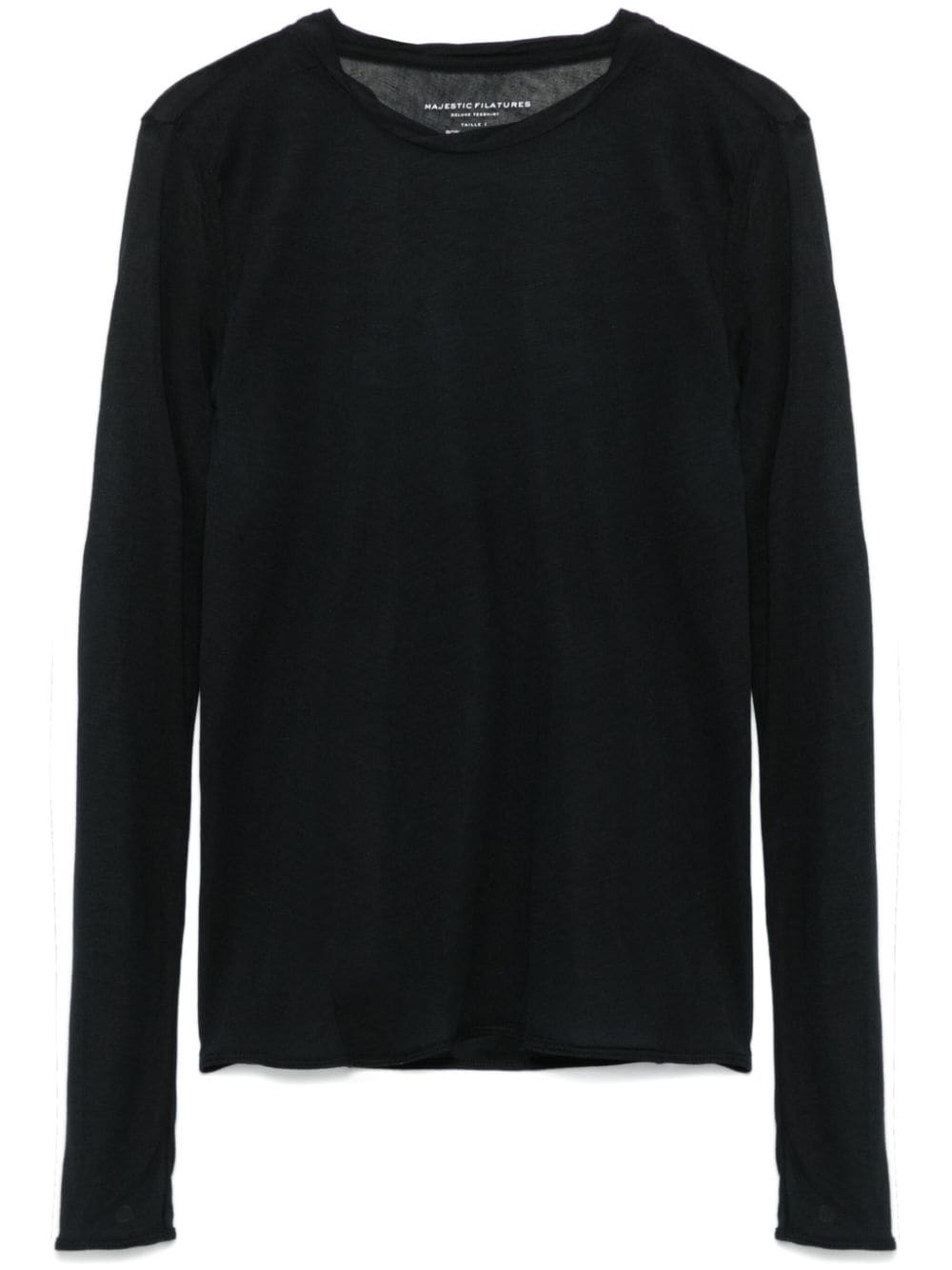 Majestic MAJESTIC- Cashmere Blend Crewneck Sweater