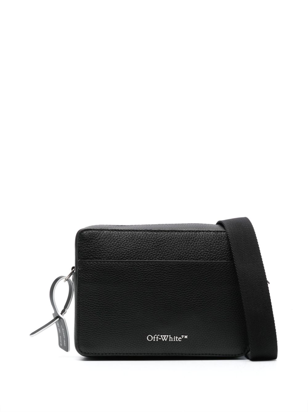 OFF-WHITE OFF-WHITE- Diag-print Leather Camera Bag