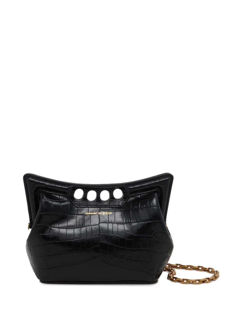 Alexander McQueen ALEXANDER MCQUEEN- The Peak Leather Mini Bag