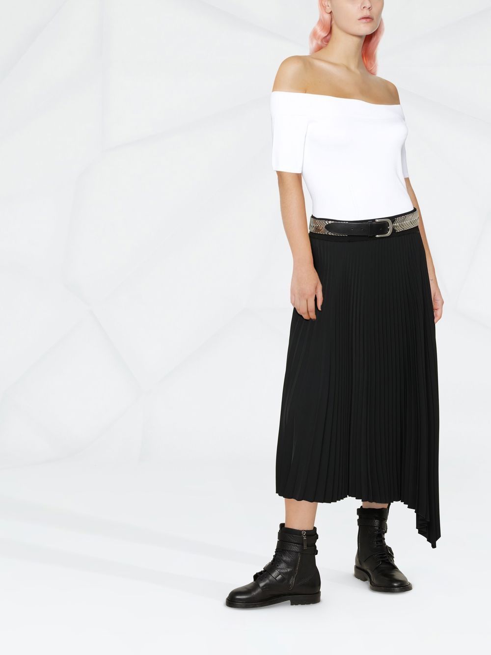 Alexander McQueen ALEXANDER MCQUEEN- Off Shoulder Top