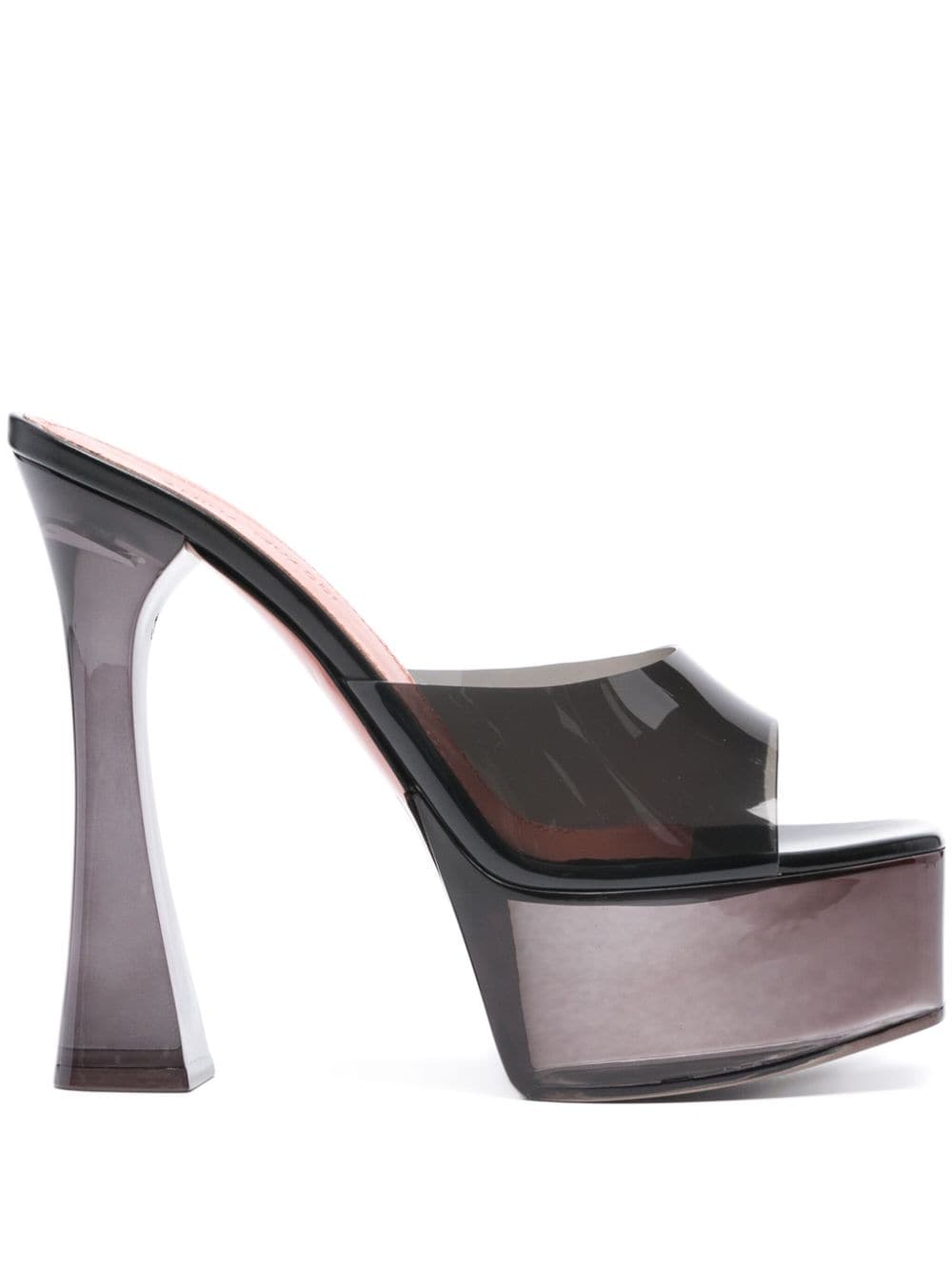 Amina Muaddi AMINA MUADDI- Dalida Glass Sling Pvc Heel Mules