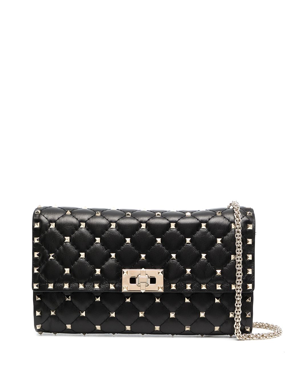 VALENTINO GARAVANI VALENTINO GARAVANI- Rockstud Spike Leather Shoulder Bag