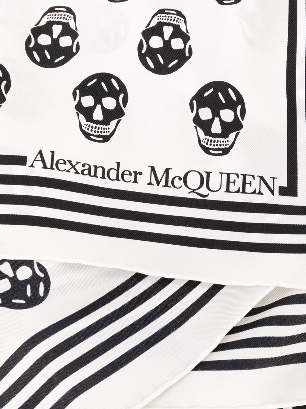 Alexander McQueen ALEXANDER MCQUEEN- Silk Scarf With Skulls