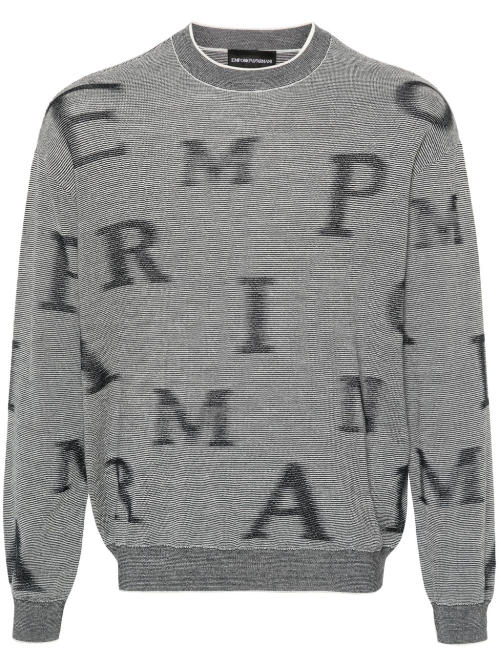 Emporio Armani EMPORIO ARMANI- Wool Crewneck Sweater