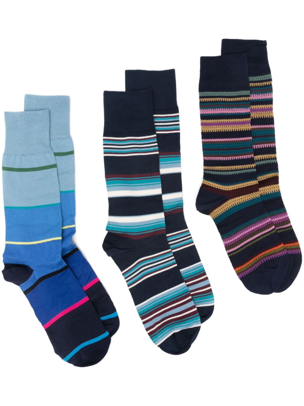 Paul Smith PAUL SMITH- 3 Pack Striped Socks