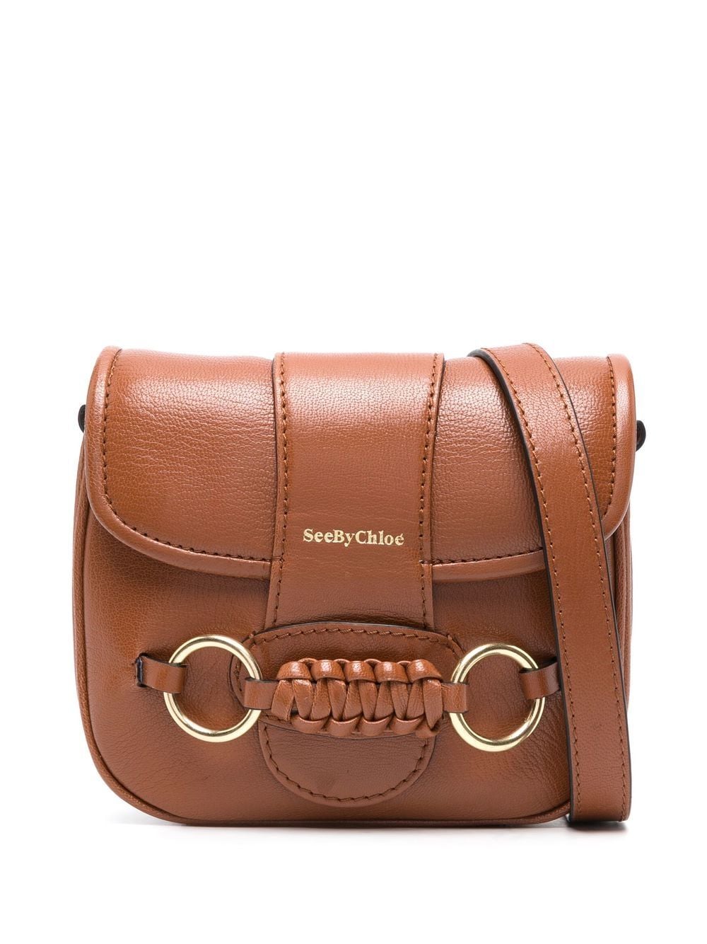 See By Chloé SEE BY CHLOÉ- Saddie Leather Shoulder Bag