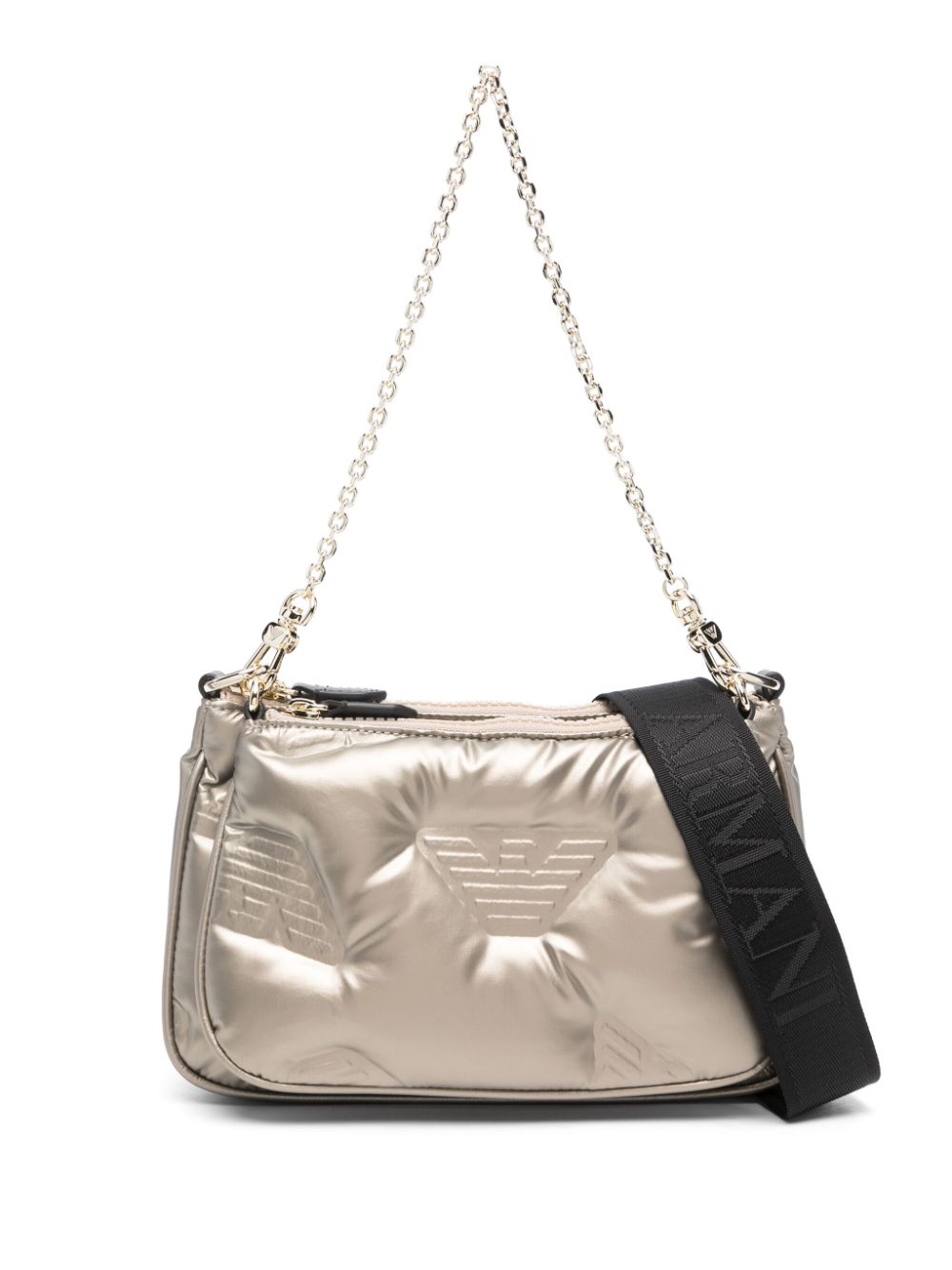 Emporio Armani EMPORIO ARMANI- Metallic Effect Shoulder Bag