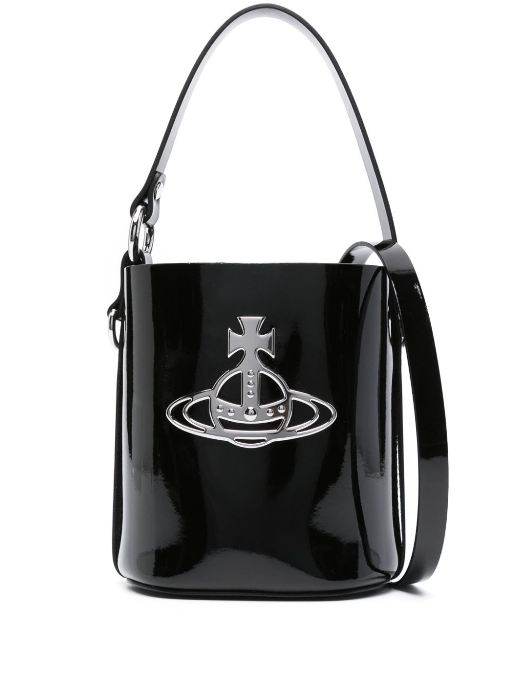 Vivienne Westwood VIVIENNE WESTWOOD- Daisy Patent Leather Bucket Bag
