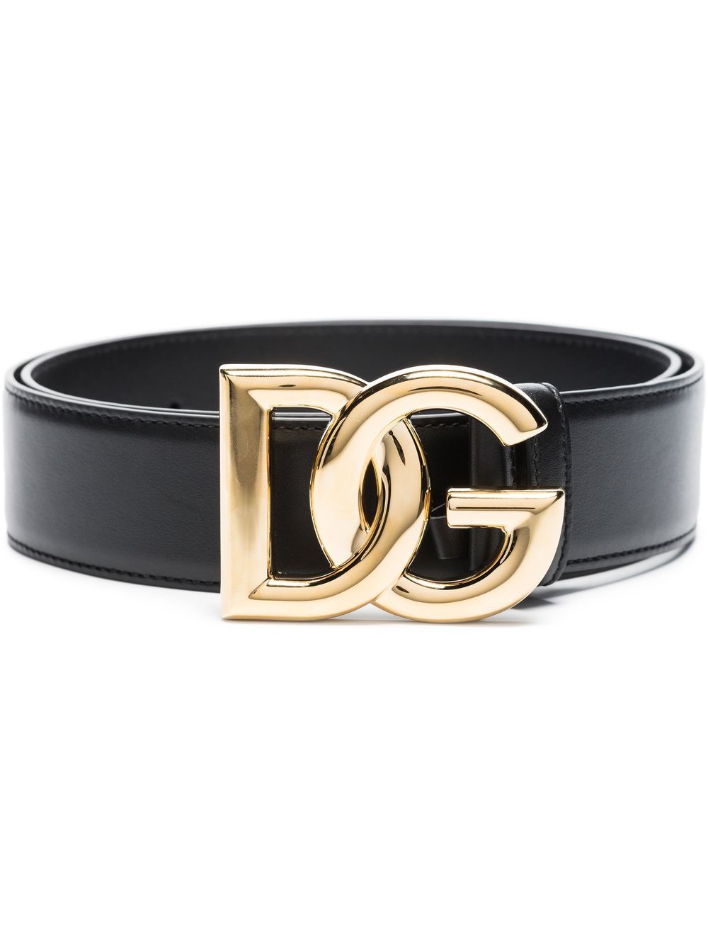 Dolce & Gabbana DOLCE & GABBANA- Dg Logo Leather Belt