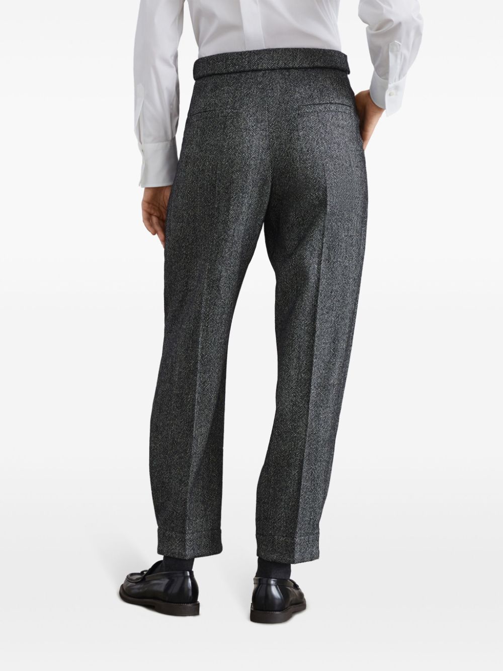 Brunello Cucinelli BRUNELLO CUCINELLI- Wool Baggy Sartorial Trousers