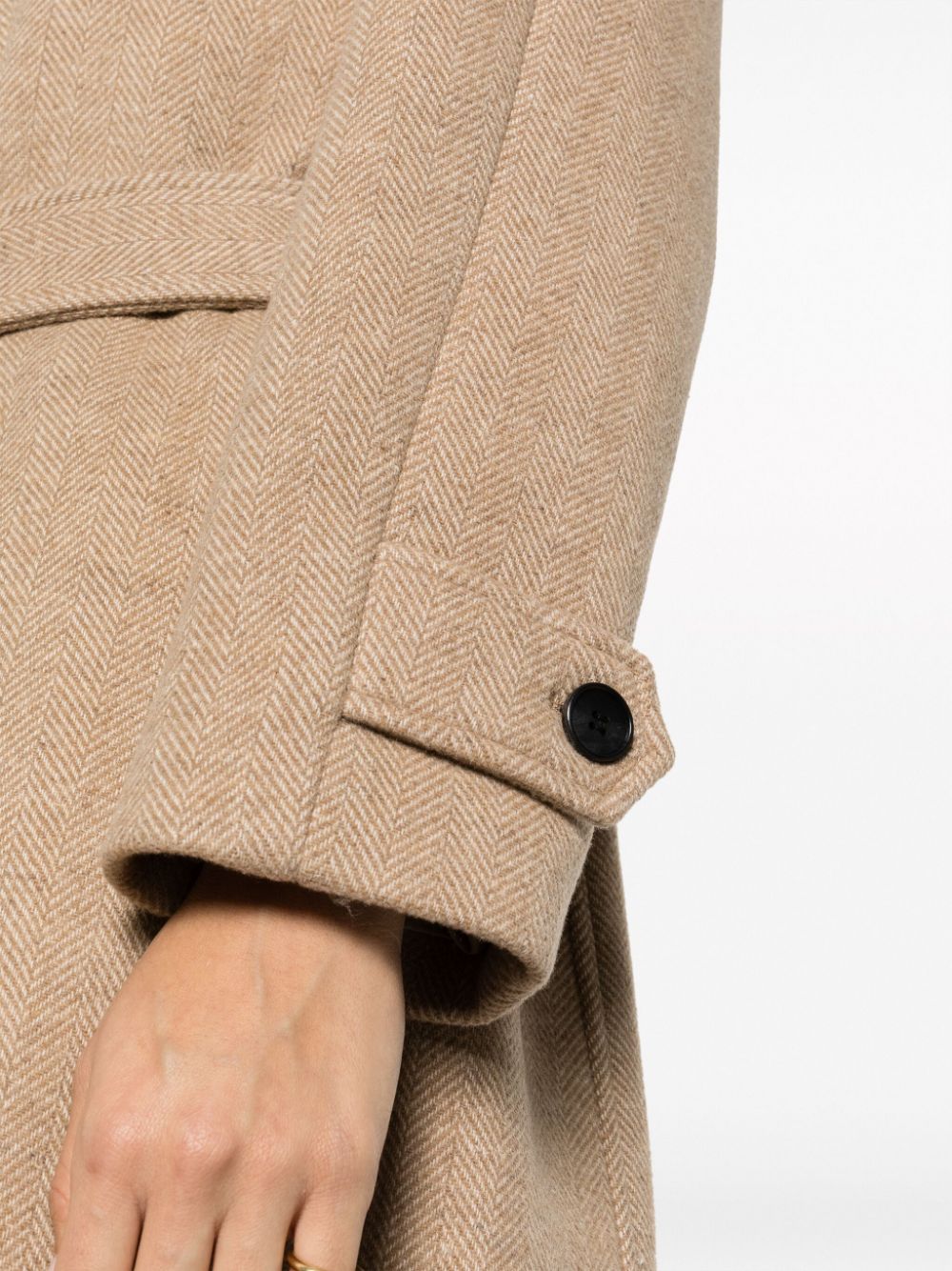 Dunst DUNST- Belted Wool Trench Coat