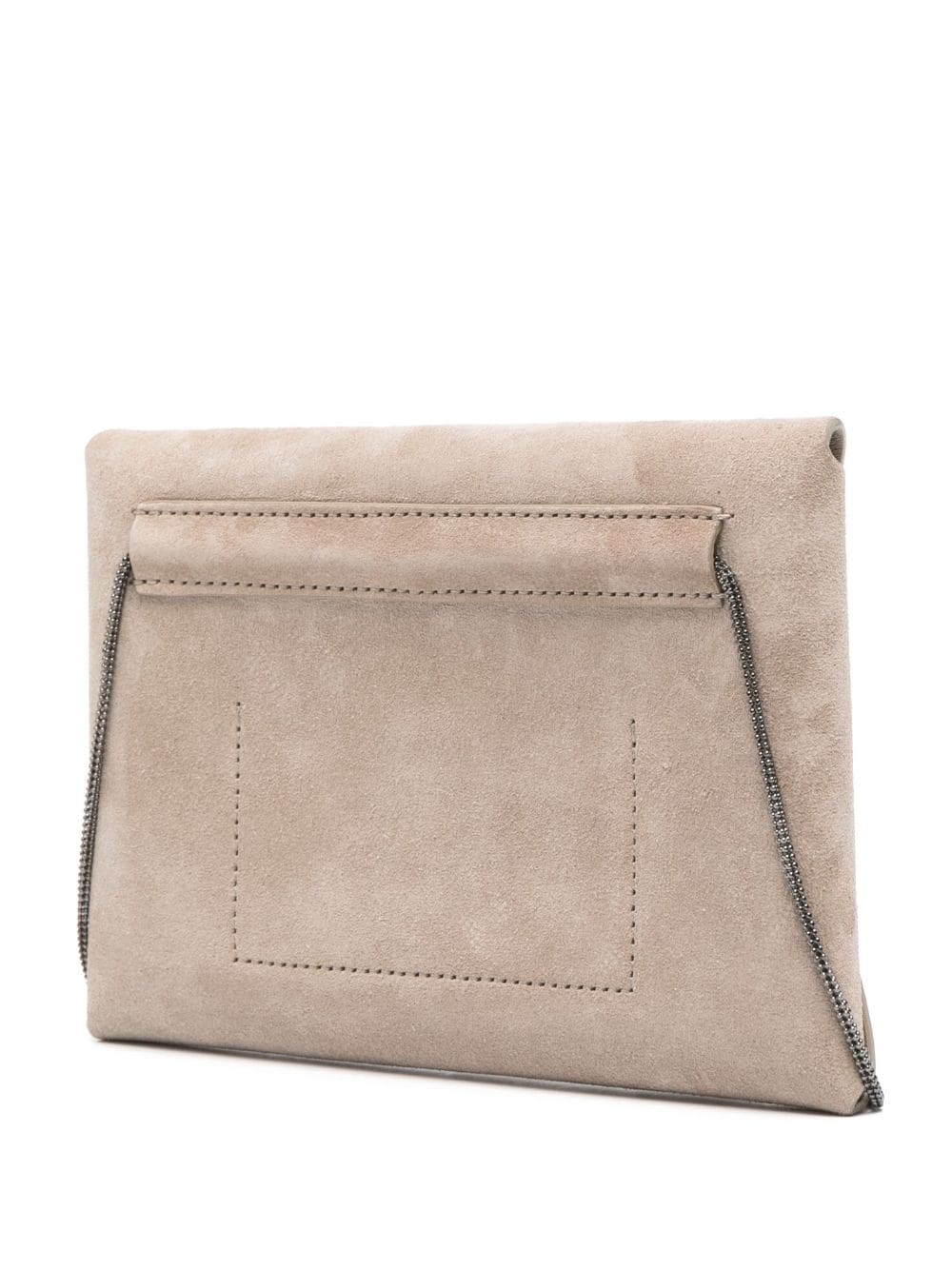 Brunello Cucinelli BRUNELLO CUCINELLI- Suede Leather Crossbody Bag