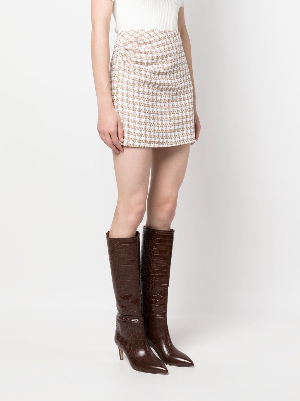 Iro IRO- Garna Cotton Blend Silk Mini Skirt