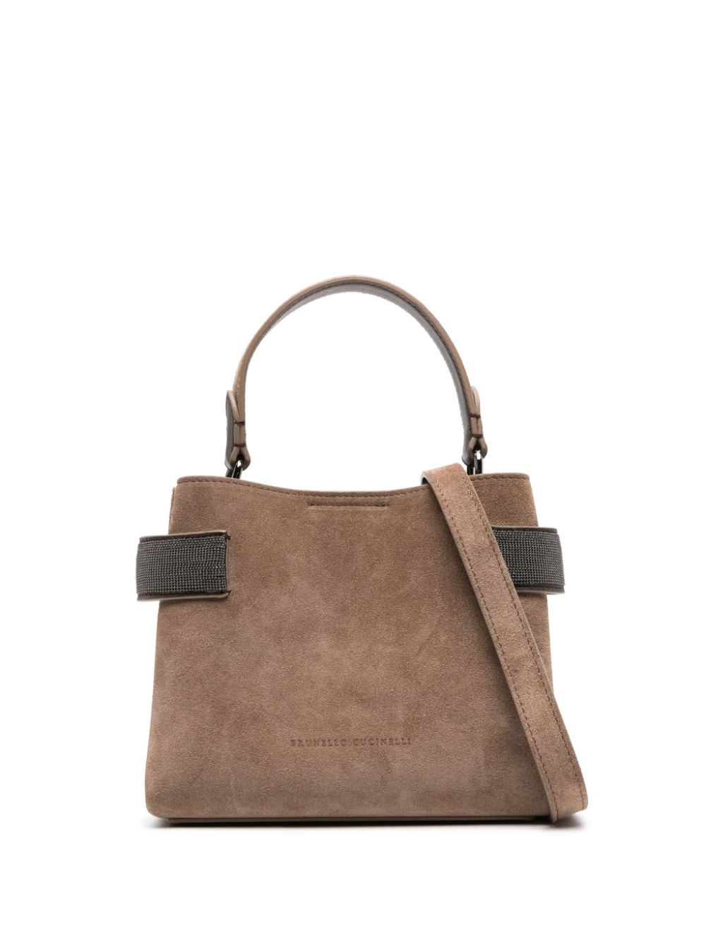 Brunello Cucinelli BRUNELLO CUCINELLI- Suede Handbag