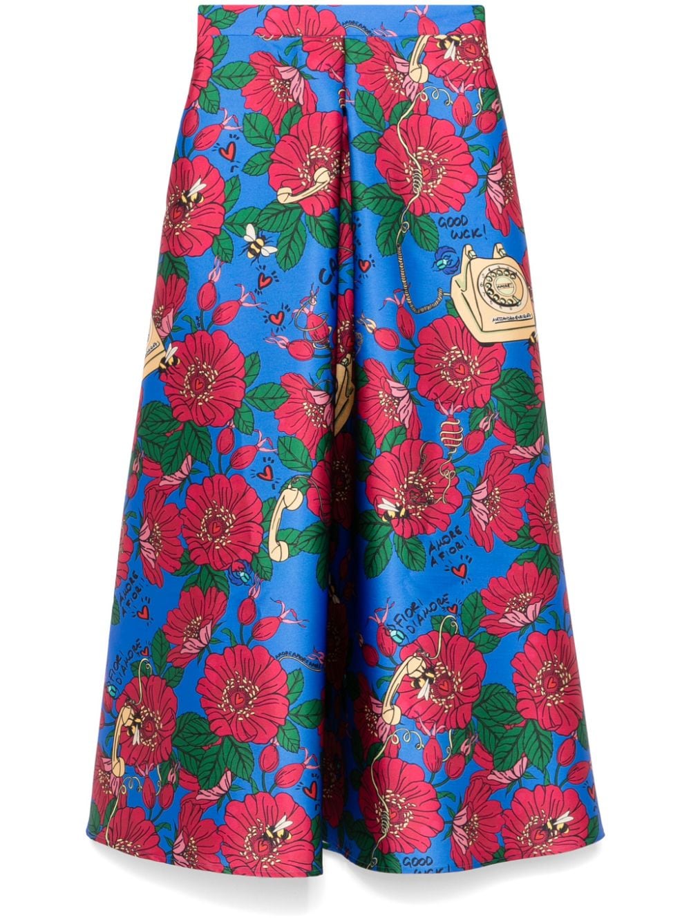 Alessandro Enriquez ALESSANDRO ENRIQUEZ- Printed Long Skirt