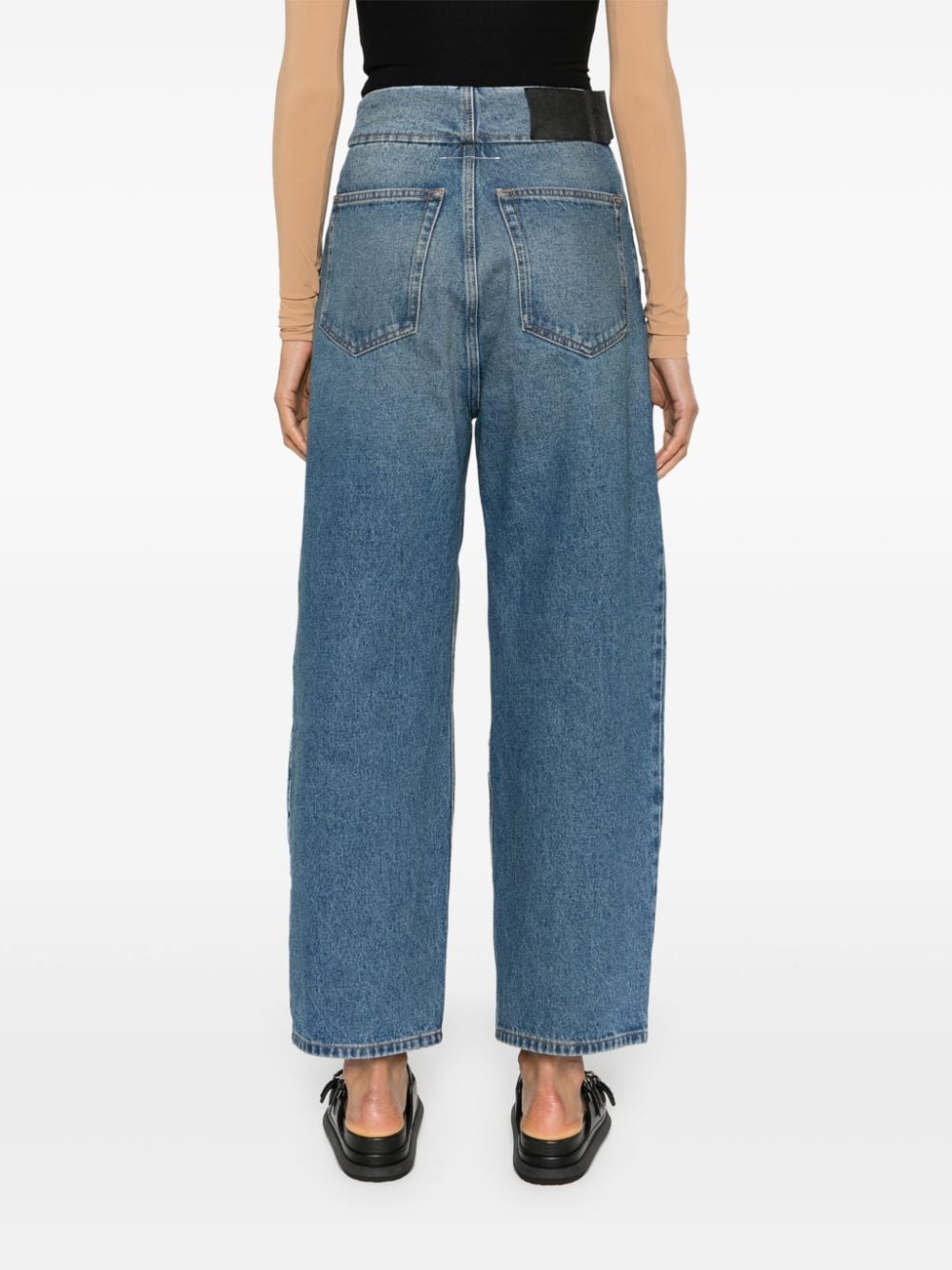 MM6 Maison Margiela MM6 MAISON MARGIELA- Wide-leg Denim Jeans