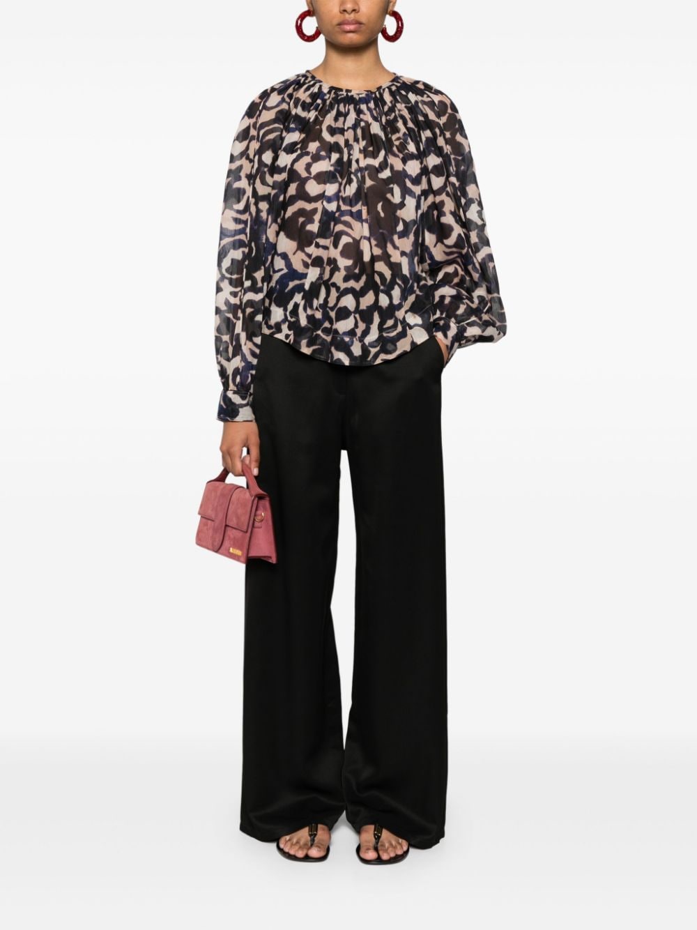 Forte Forte FORTE FORTE- Printed Silk Blouse