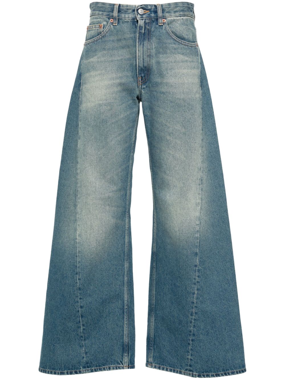 MM6 Maison Margiela MM6 MAISON MARGIELA- Flared Leg Denim Jeans