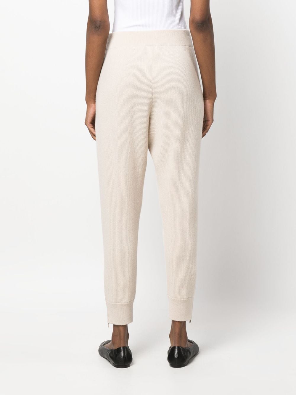 Brunello Cucinelli BRUNELLO CUCINELLI- High-waisted Cashmere Trousers