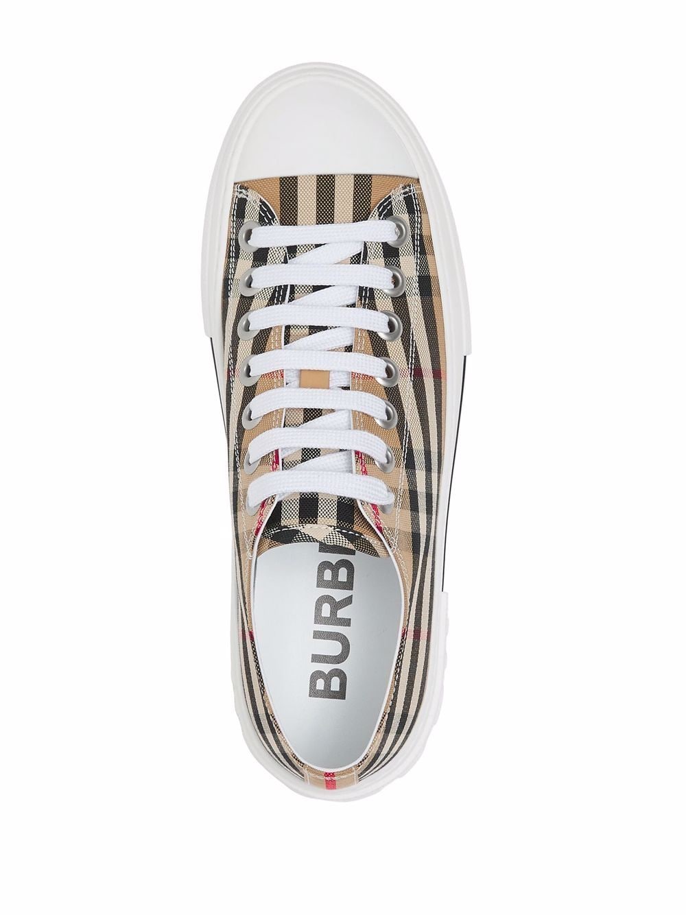 Burberry BURBERRY- Check Motif Cotton Sneakers