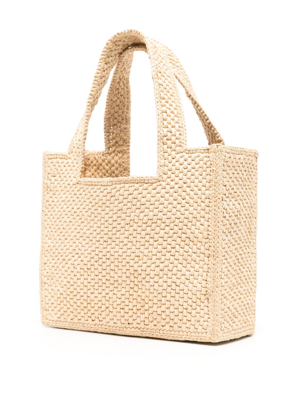 Loewe LOEWE- Loewe Font Raffia Mini Tote Bag