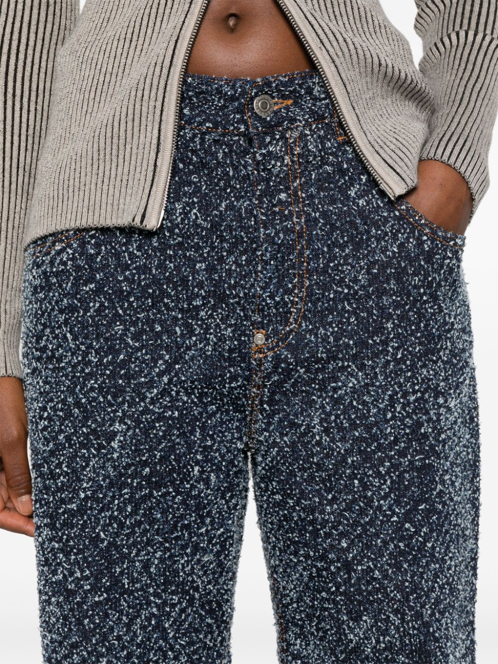 Stella McCartney STELLA MCCARTNEY- Bouclé Denim Jeans