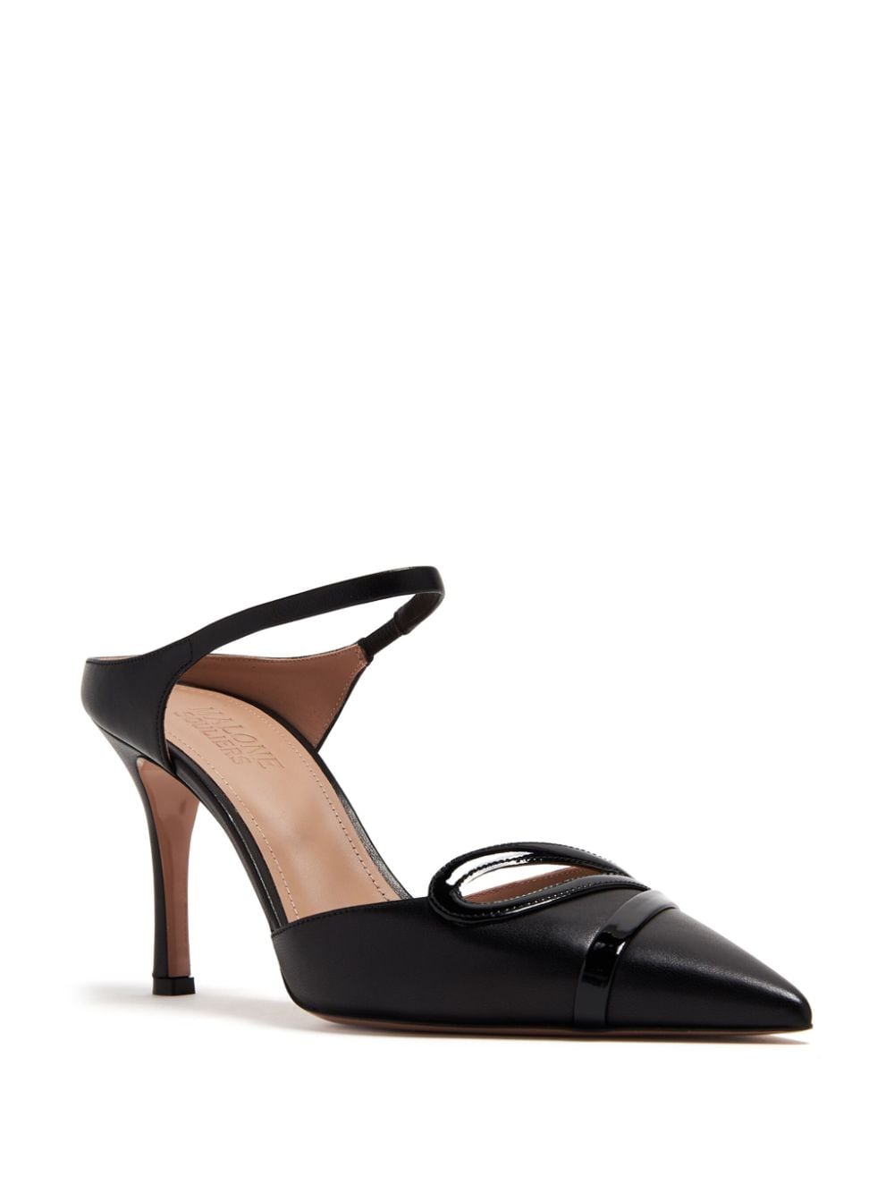 Malone Souliers MALONE SOULIERS- Bonnie 80 Leather Stiletto Mules