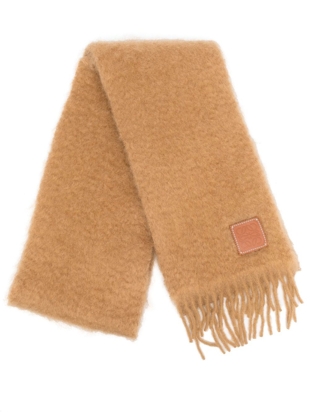 Loewe LOEWE- Fringe Mohair Wool Scarf