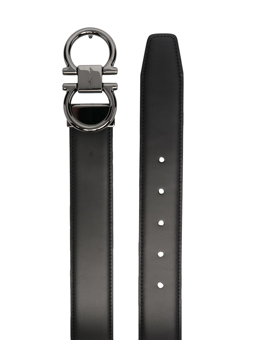 Ferragamo FERRAGAMO- Gancini Leather Belt