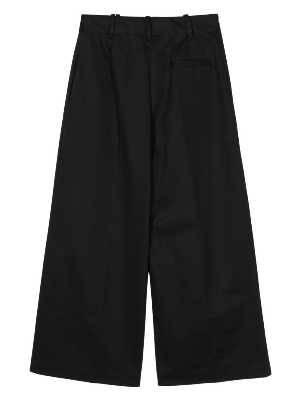 Semicouture SEMICOUTURE- Holly Wide Leg Cotton Trousers