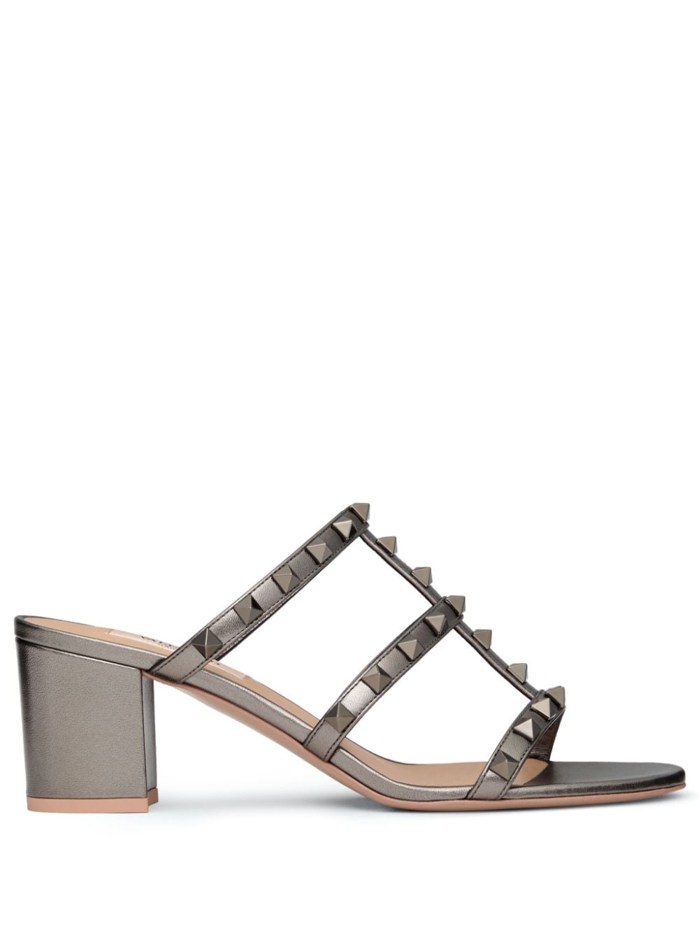 VALENTINO GARAVANI VALENTINO GARAVANI- Rockstd Laminated Leather Sandals