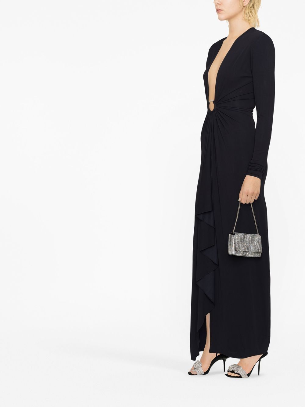 Alexandre Vauthier ALEXANDRE VAUTHIER- V-necked Long Dress