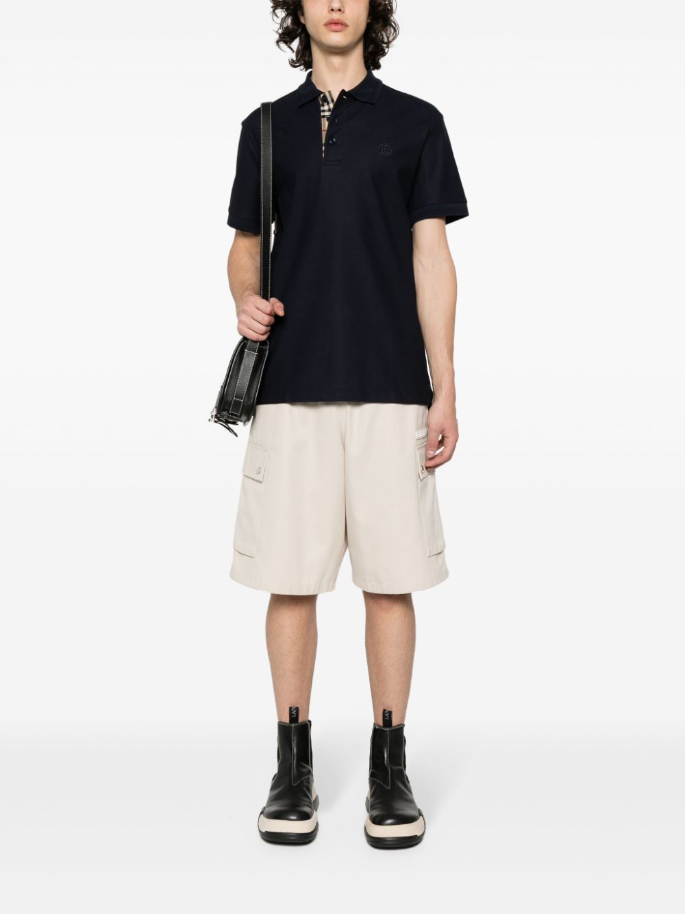 Burberry BURBERRY- Logo Cotton Polo Shirt