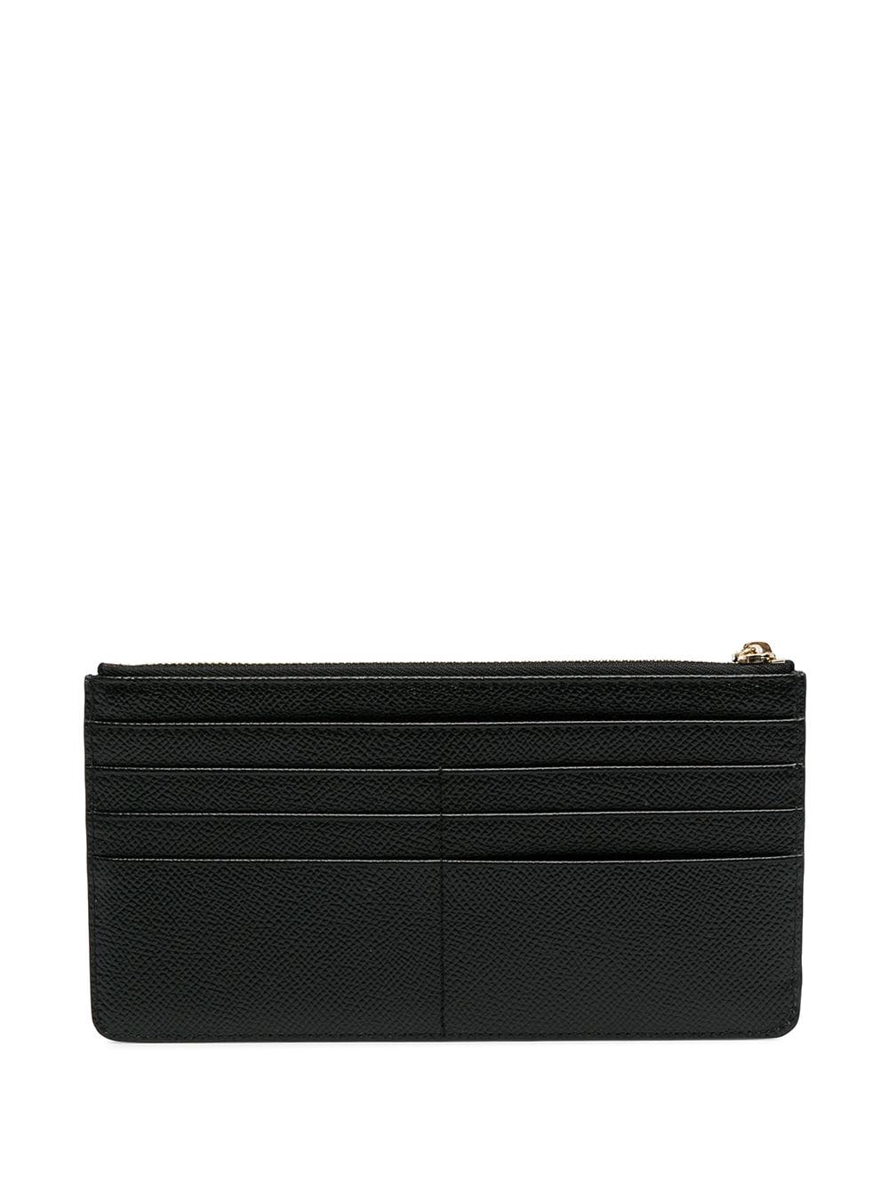 Dolce & Gabbana DOLCE & GABBANA- Leather Zipped Card Case