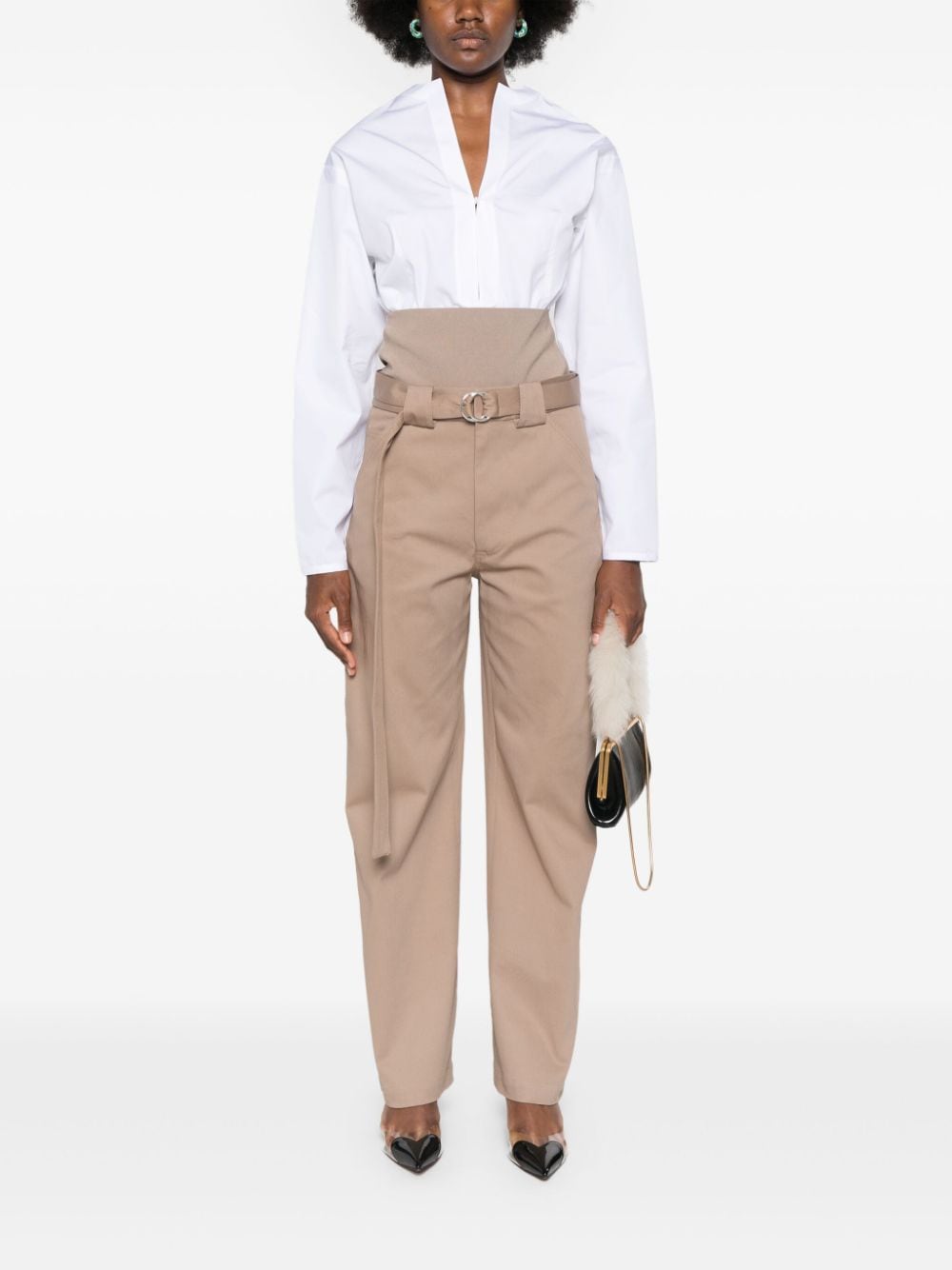 Alaïa ALAÏA- Cotton Cargo Trousers