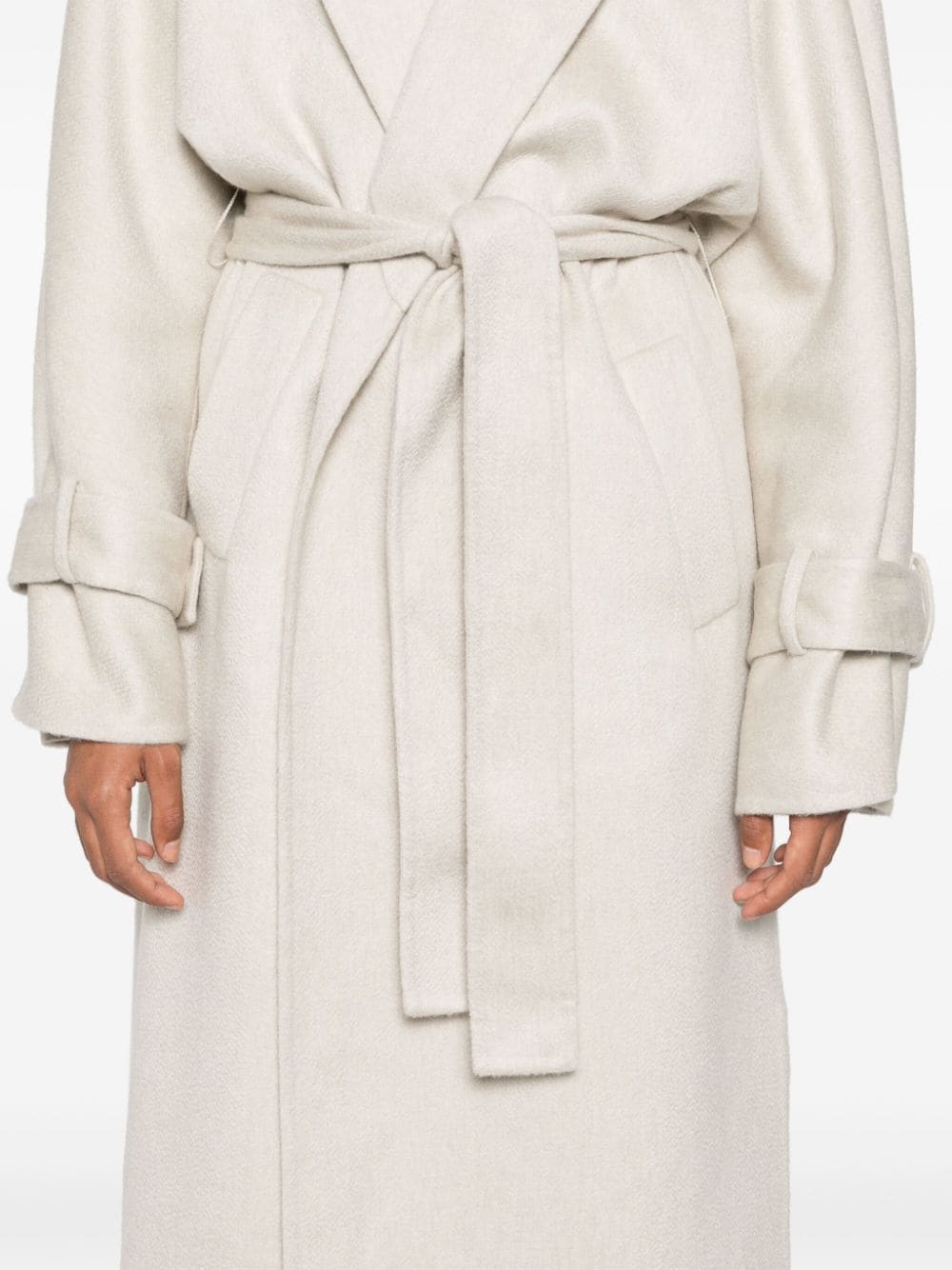 Brunello Cucinelli BRUNELLO CUCINELLI- Cashmere Belted Coat