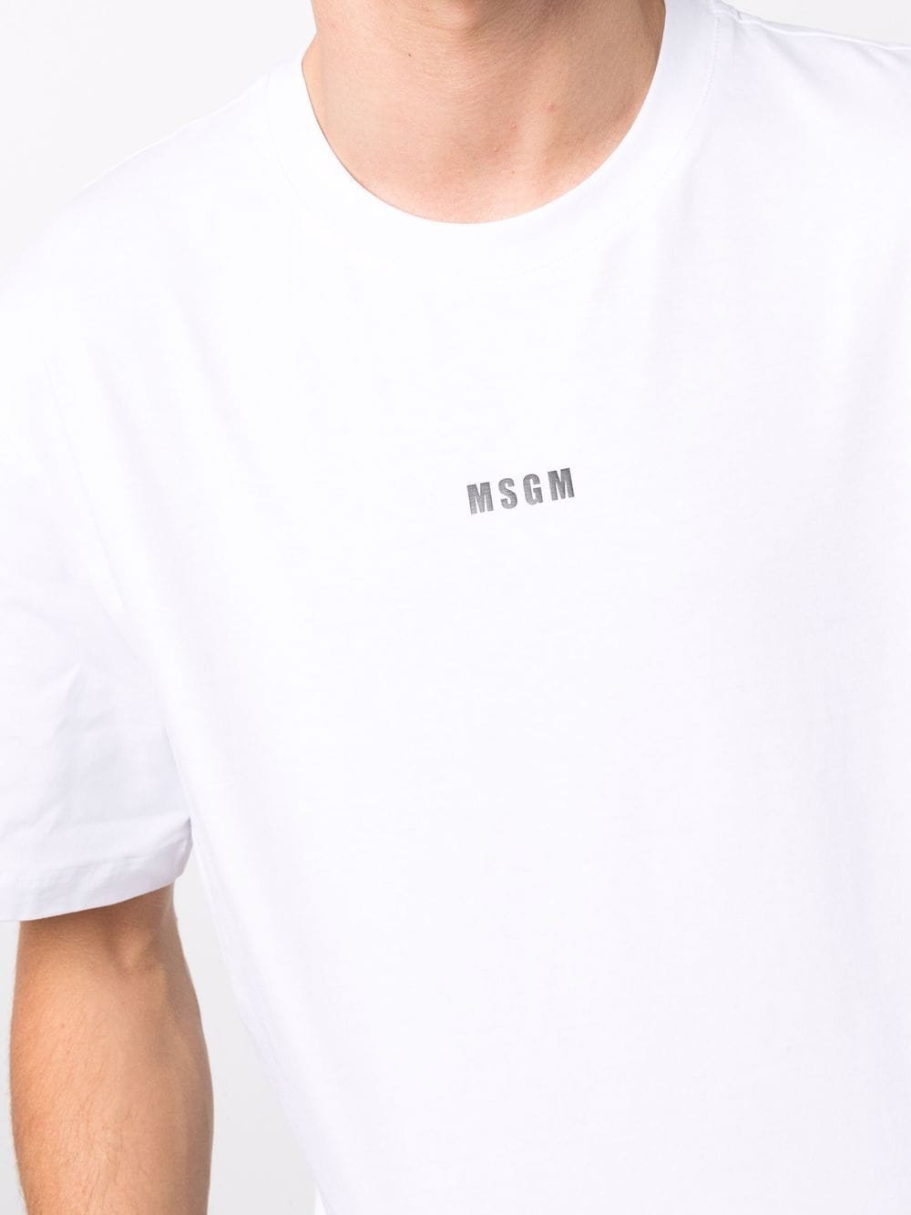 Msgm MSGM- Cotton T-shirt With Logo