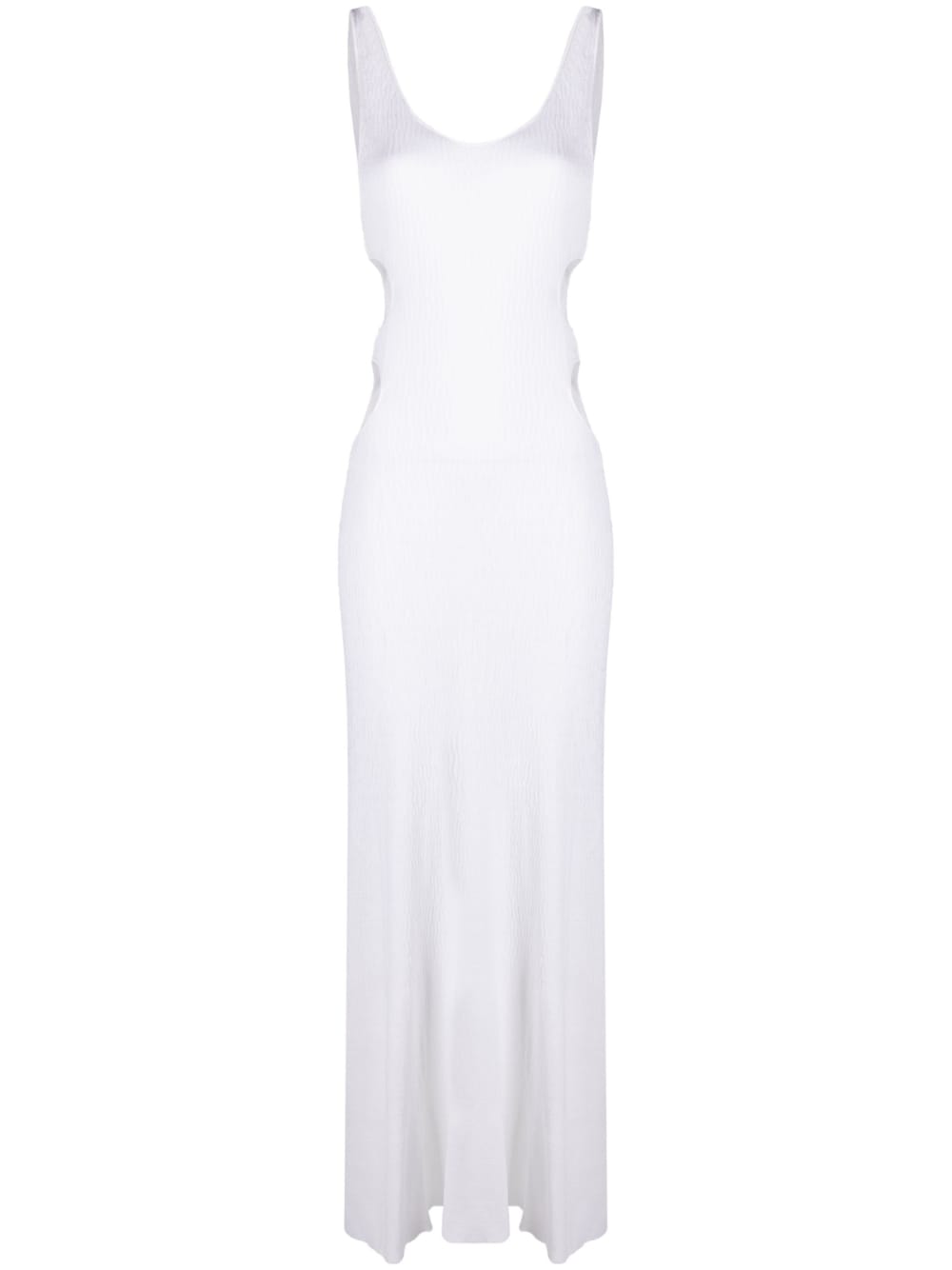 Chloé CHLOÉ- Linen Blend Silk Long Dress