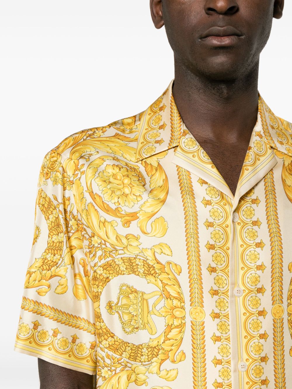 Versace VERSACE- Barocco Print Silk Shirt