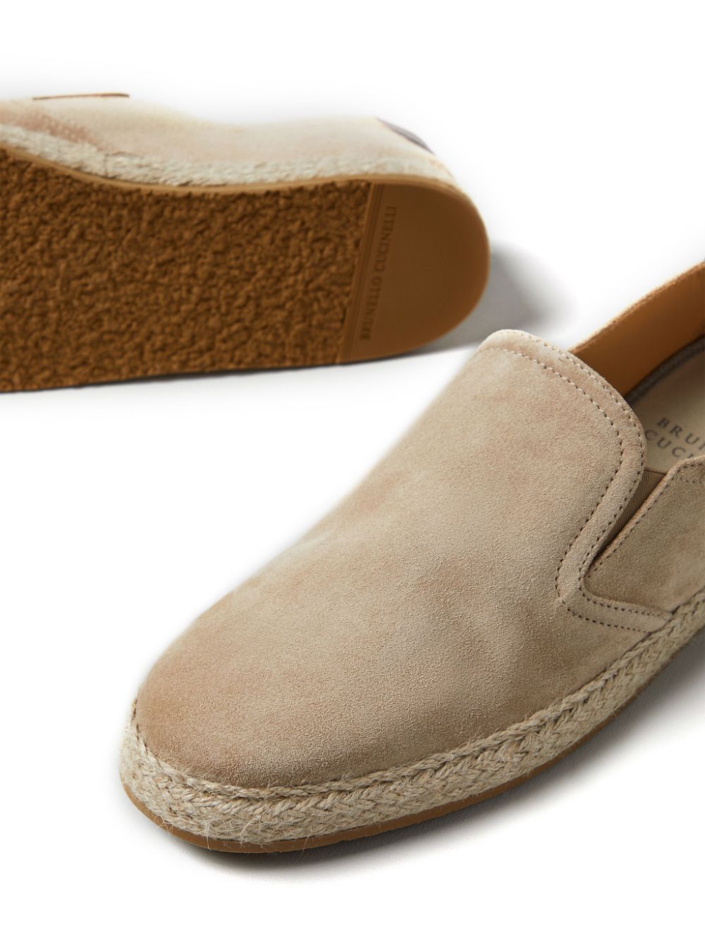 Brunello Cucinelli BRUNELLO CUCINELLI- Suede Leather Slip-on