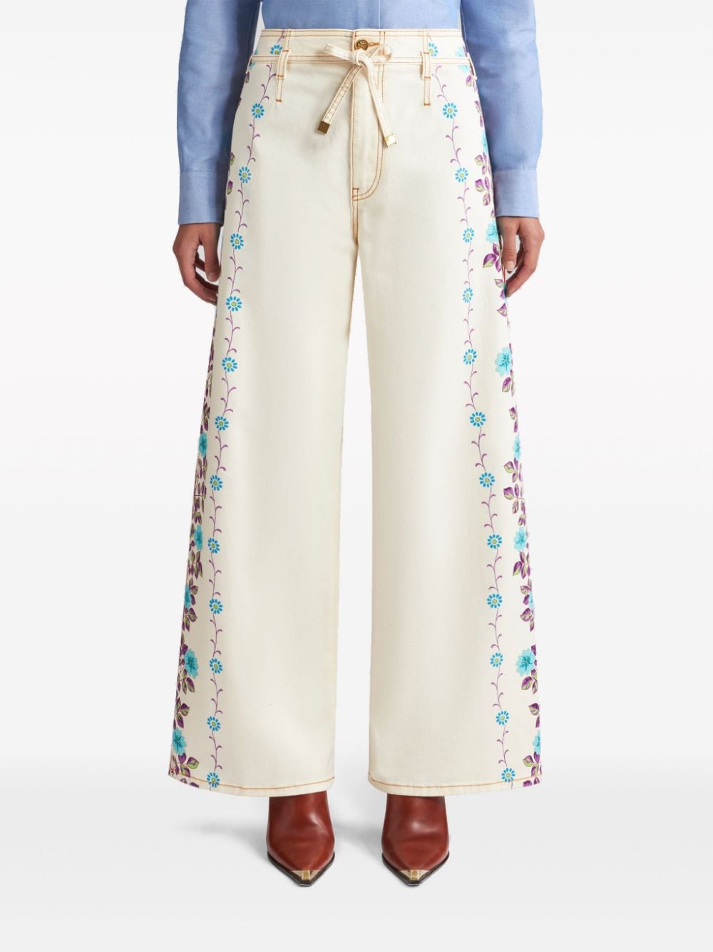 Etro ETRO- Wide Leg Denim Jeans