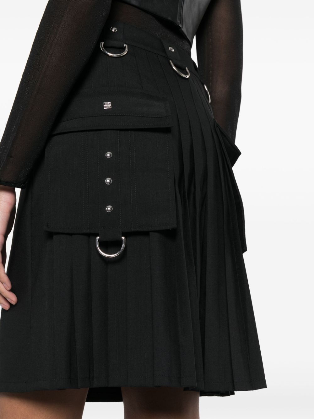 Givenchy GIVENCHY- Wool Kilted Skirt