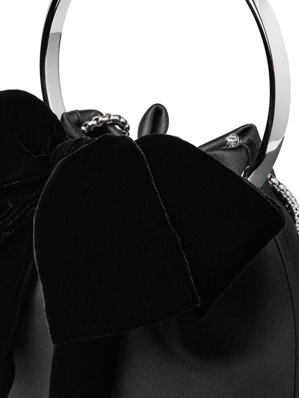 Jimmy Choo JIMMY CHOO- Bon Bon Leather Bucket Bag