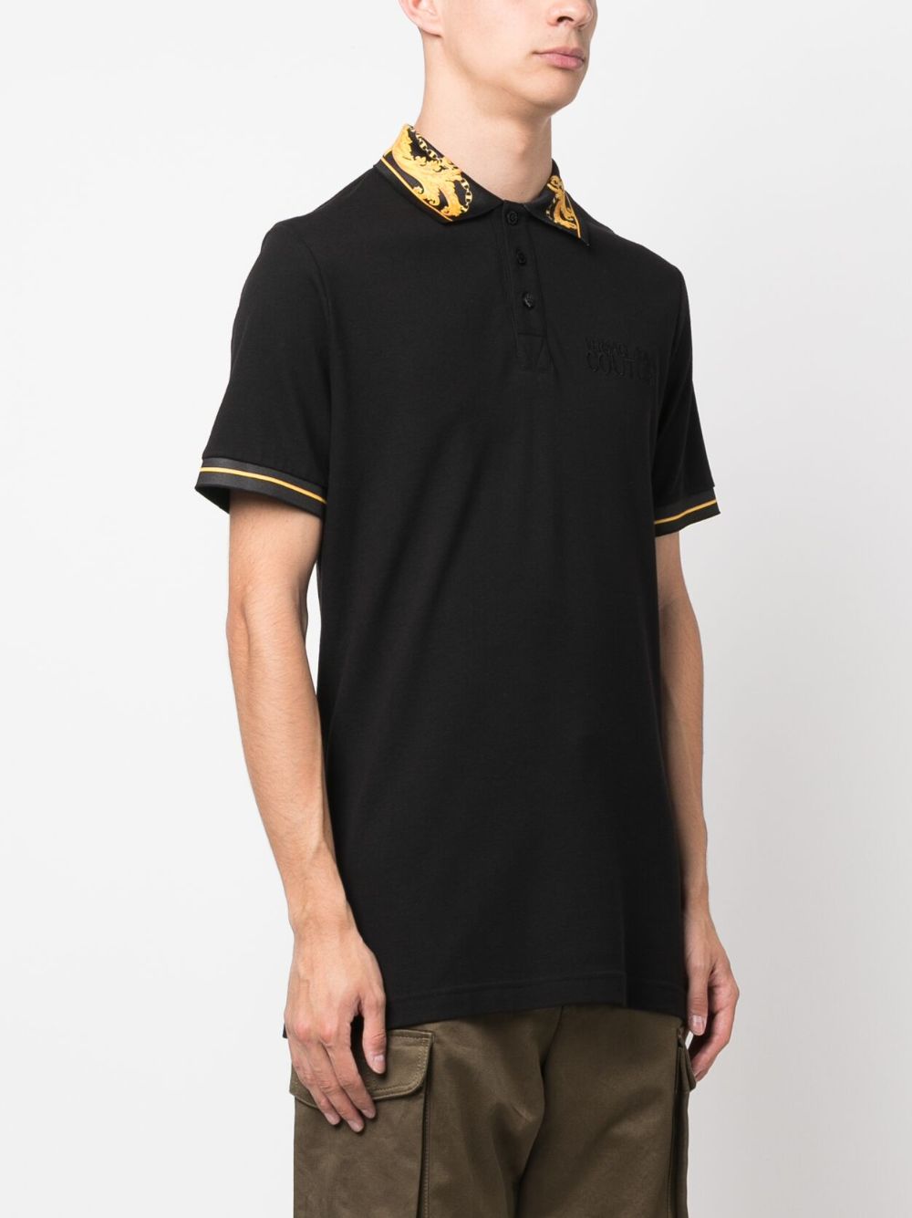 Versace Jeans Couture VERSACE JEANS COUTURE- Polo In Cotton With Logo